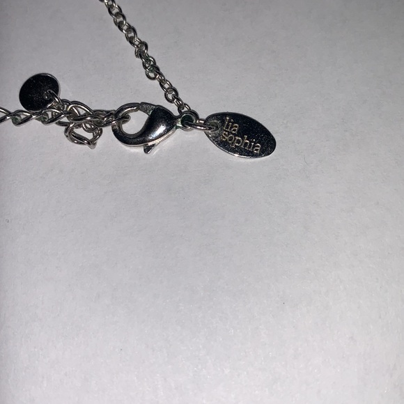 Lia Sophia 37 inch silver necklace - Picture 2 of 5